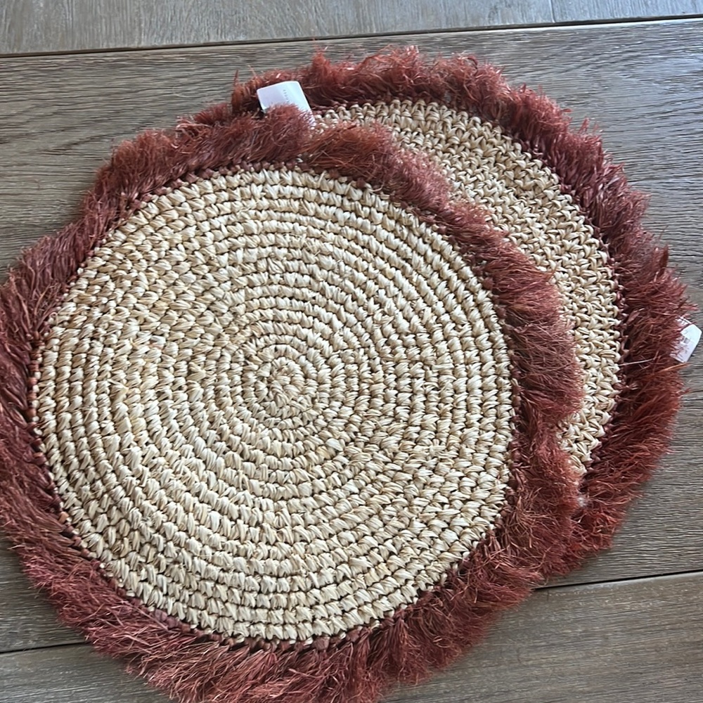 NEW Anthropologie set of placements or decoration pieces